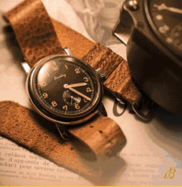 The logo of Breitling in 1930s was the word of "Breitling " of sliding cursive version.